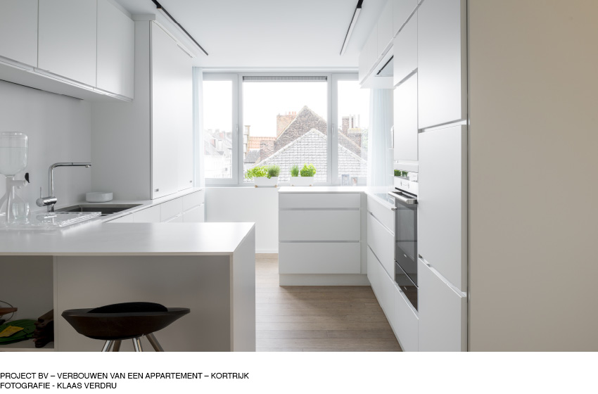 Project BV - verbouwen van een appartement - Kortrijk